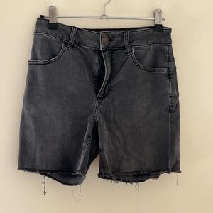 Diesel/grey Ripton cut off denim shorts, women's 25